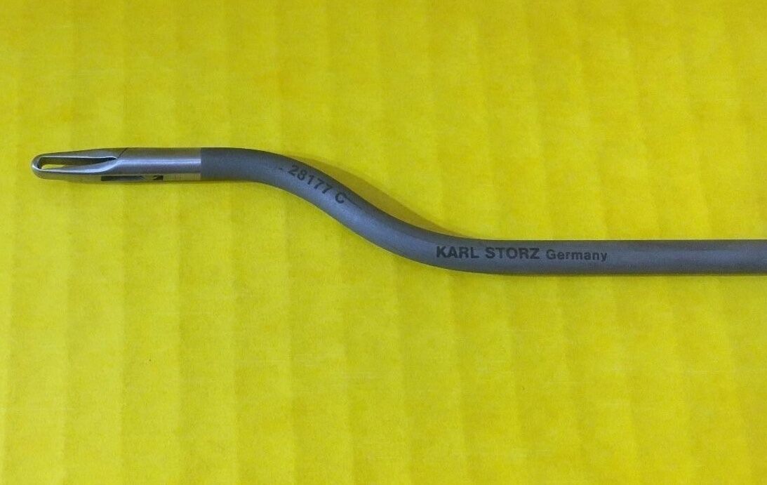 Storz Surgical Angled Grasping Forceps, Spring Handle REF: 28177C