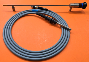 OLYMPUS Telescope 5mm x 0° Autoclavable & WA03212A Fiber Optic Cable
