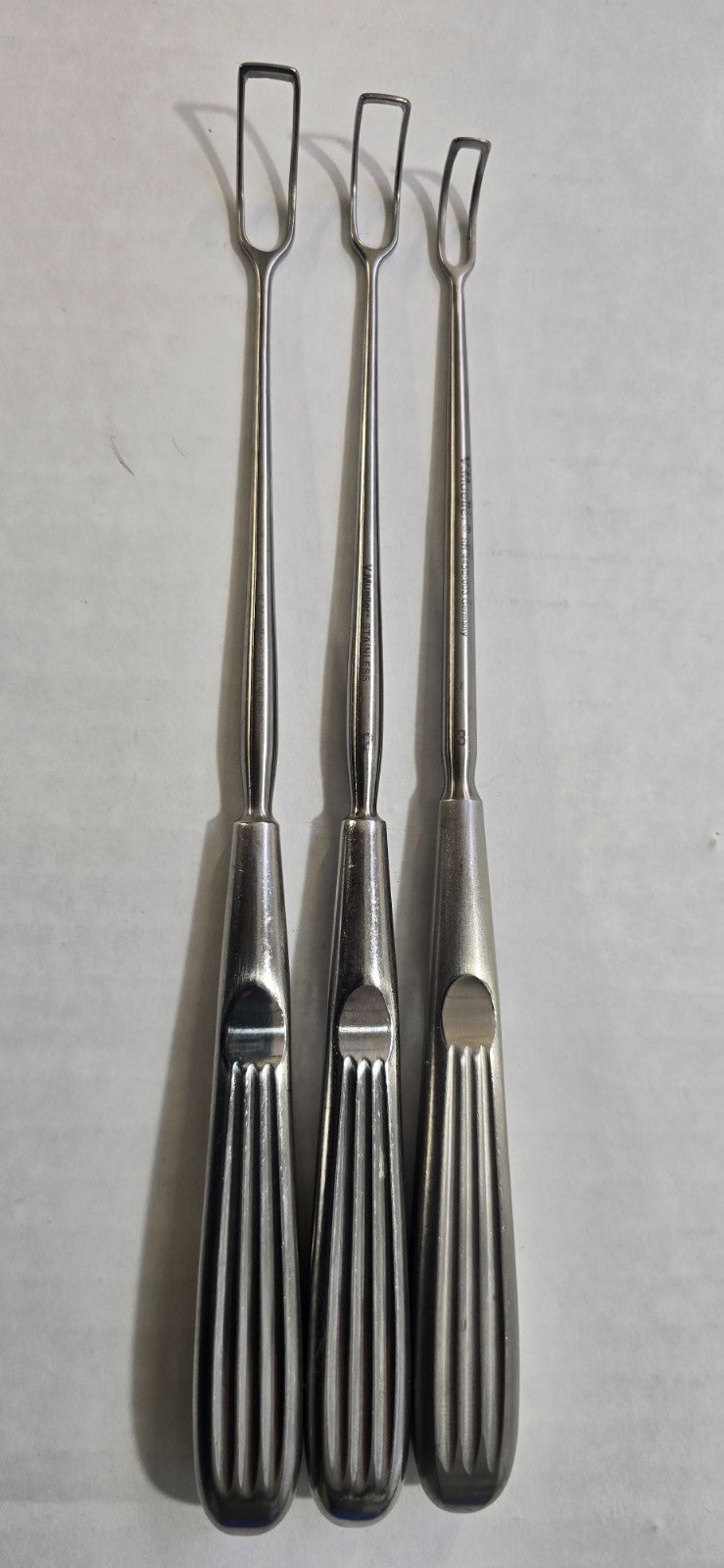 V. Mueller Surgical Barnhill Adenoid Curette Set Size 2,3,4mm REF: RH 4450-002