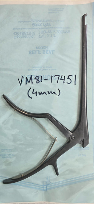 V.Mueller Orthopedic Spurling  Kerrison Rongeurs 8" shaft 4mm 40* up Black