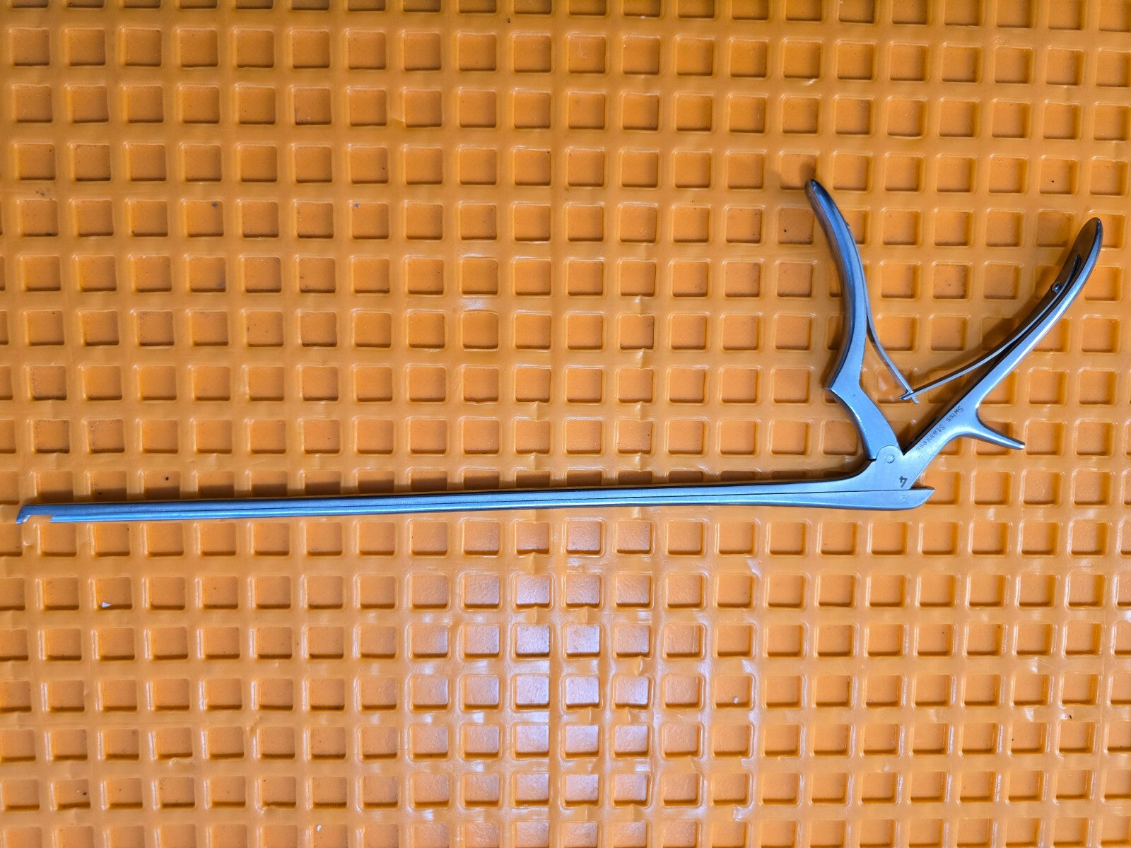 Zimmer Surgical Orthopedic Kerrison Rongeurs 4mm Up 40 Degree 13" Shaft