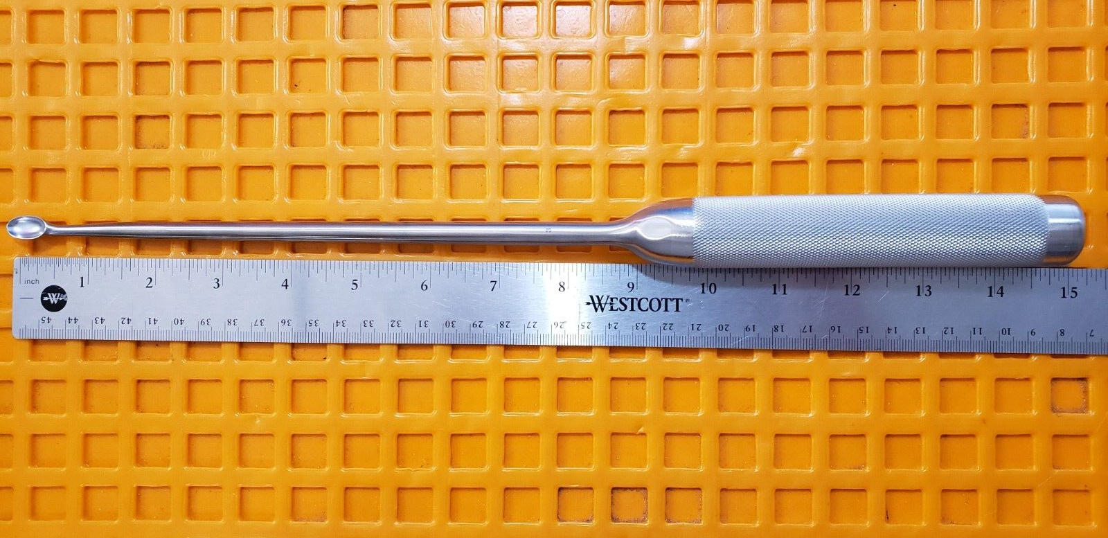 V.Mueller VM81-9123 Surgical Orthopedic Wallie-Heinig Curette 15" Size #3