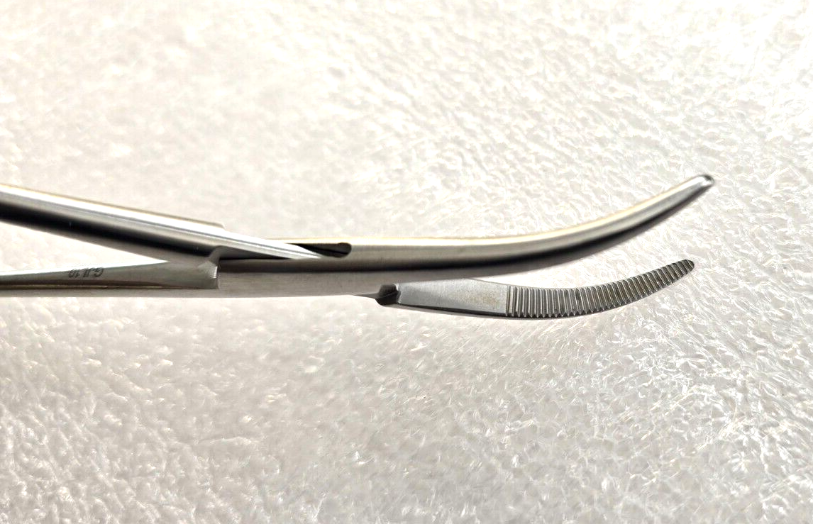 SSI Surgical Schnidt Forceps Curved 7.5" REF: 17-2151