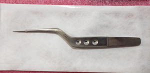 Garana 2010-19 Surgical Neuro Yasargil Micro Tweezer Bayonet Forceps  7.5" Plain