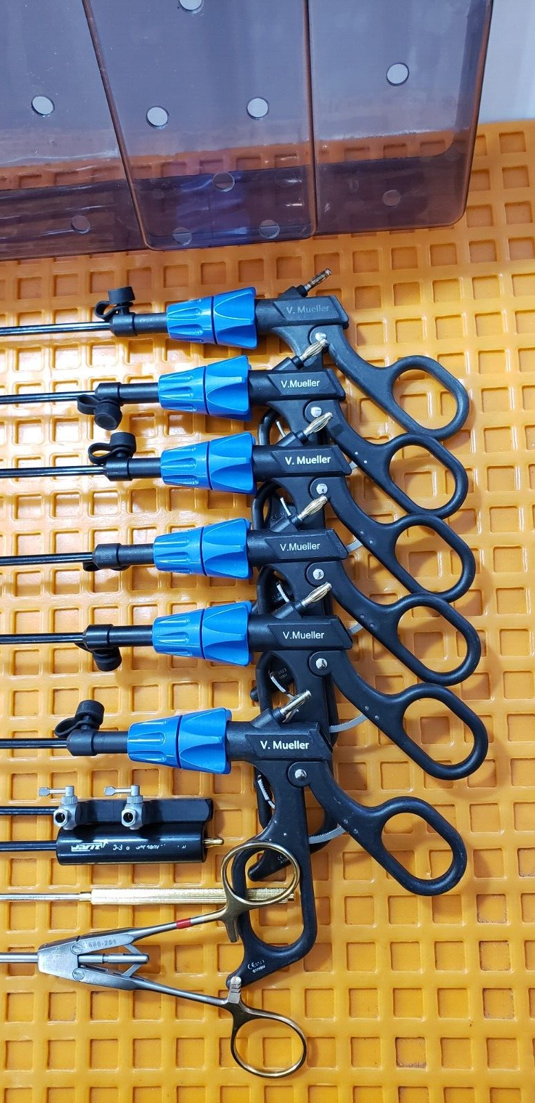 V.Mueller Laparoscopic Instrument 5mmx35cm Monopolar Instruments Set of 10