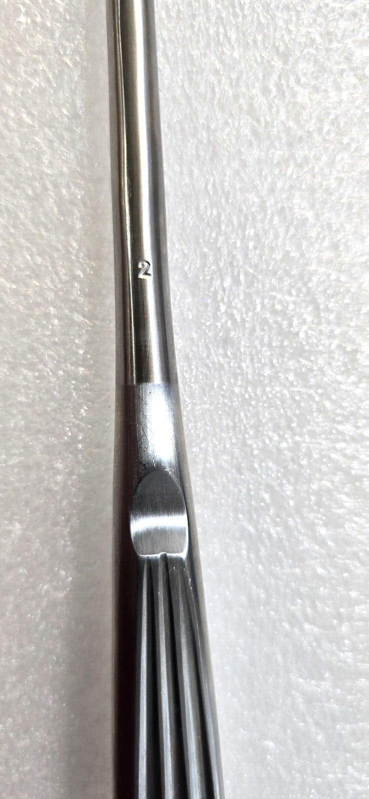 Ruggles RN1206 Surgical Neuro Spine Curette Size 2 Straight 12"