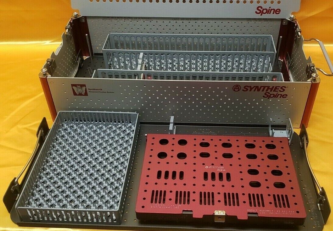 Synthes Spine Orthopedic Sterilization Empty Tray for Spine Instruments