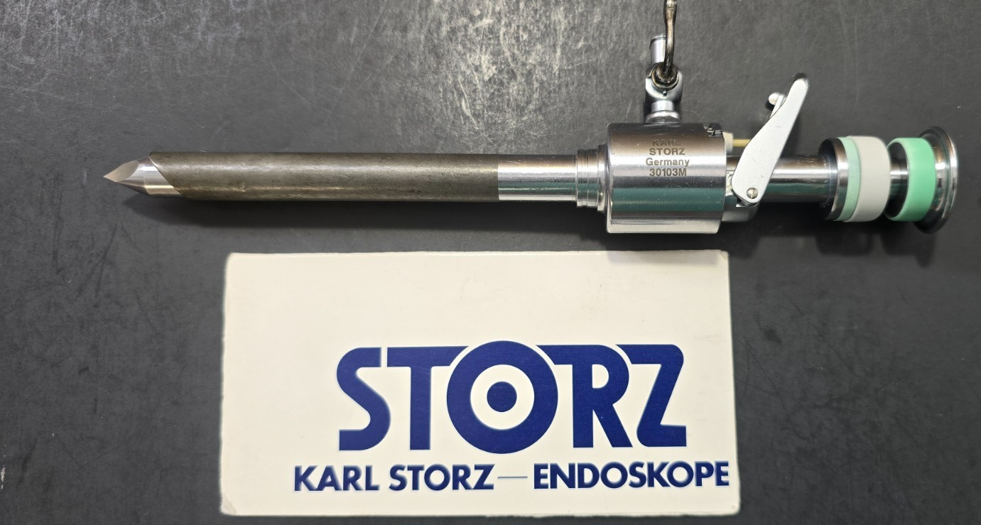 Karl Storz 30103 M Endoscopy Cannula 11mm with Pyramid Tip Obturator