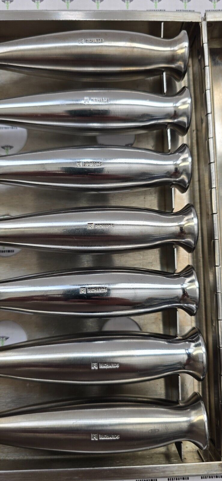 RICHARDS Surgical Orthopedic Smith-Peterson Osteotomes Set of 8 With Case