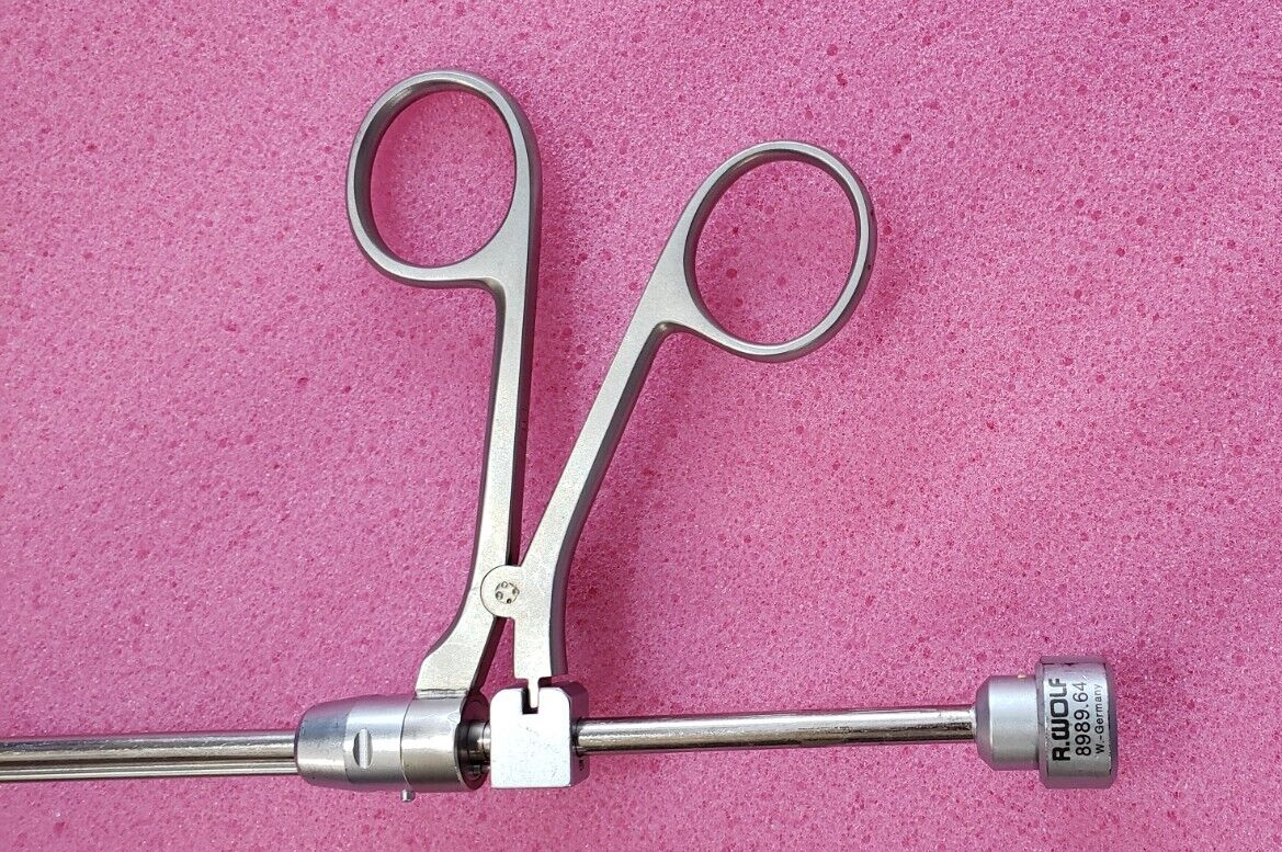 R.Wolf 8989.64 Laparoscopic Optical Scissors Curved Blades Single Action