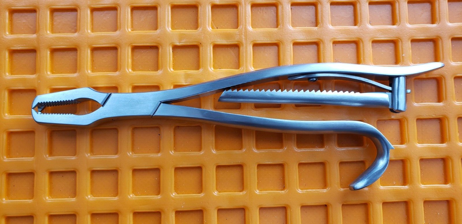 Turtle Orthopedic Pediatric KERN Bone Holding Forceps 6.5" W- Ratchet