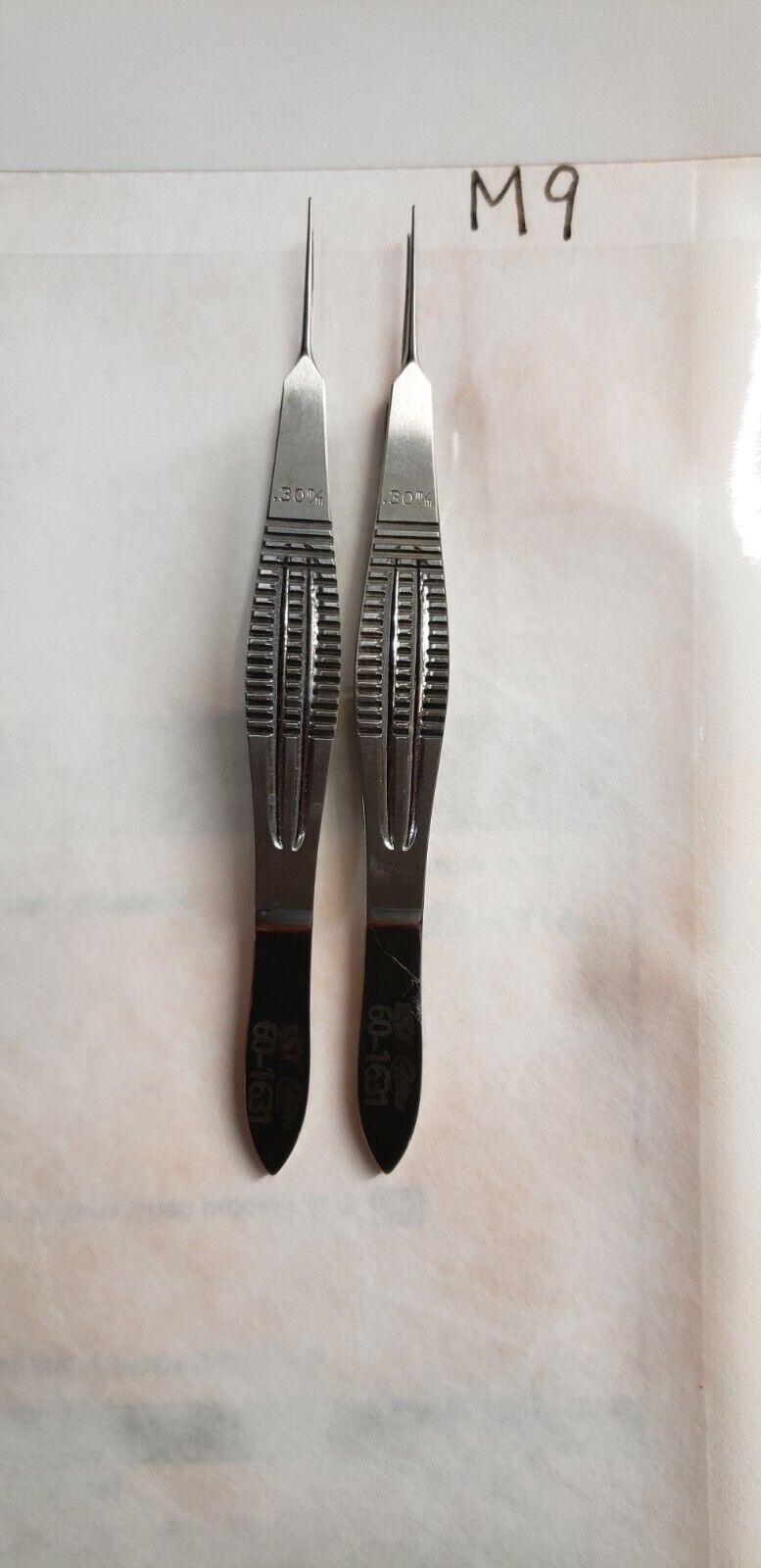 SSI Ultra 60-1631 Surgical Ophthalmic Castroviejo Suturing Forceps 0.3mm Tip