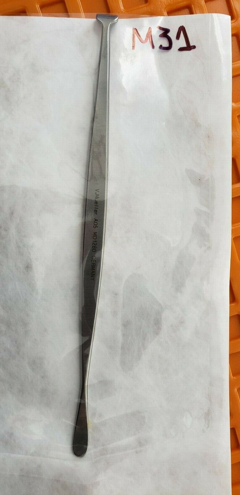 V.Mueller MO1280 Surgical Ent Hurd Tonsil Dissector Double Ended