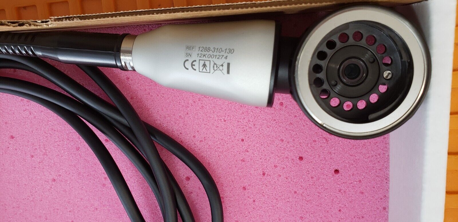 Stryker 1288 HD Camera Head with Coupler, 1288-310-130 Urology Camera Head.