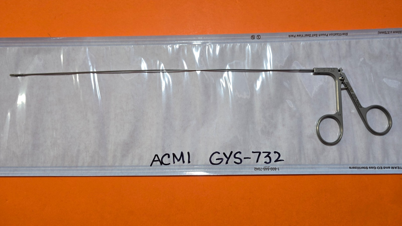 Gyrus Acmi GYS-732 Semi Rigid Laparoscopic Scissors 7Fr x 33cm Straight