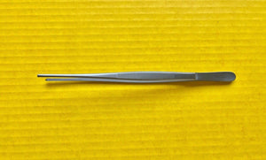 Codman Surgical Tissue Forceps, 1 x 2 Teeth, 8" REF: 30-4155