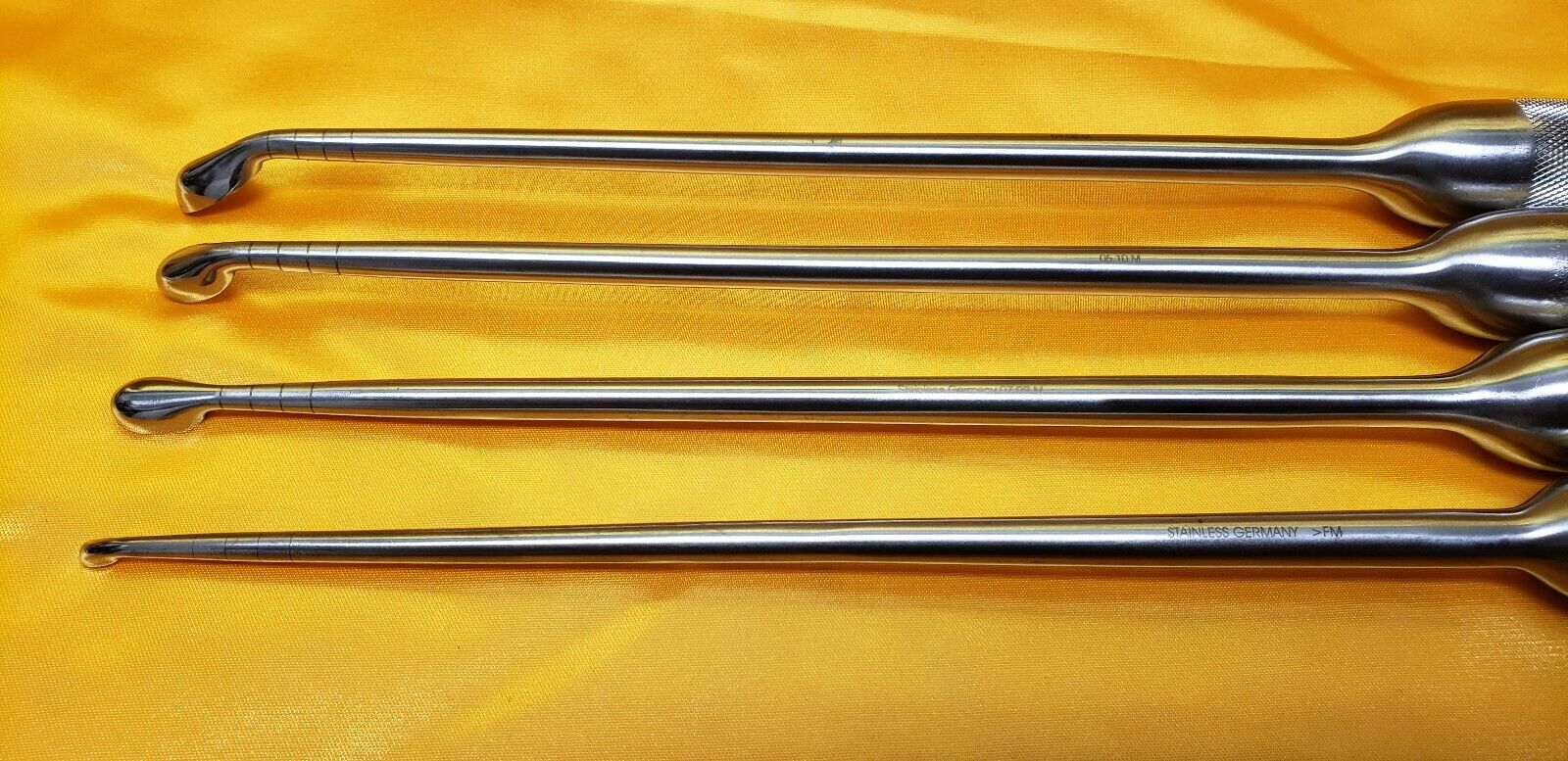 AcroMed Orthopedic 15" Wallie Heinig Curette Set Size#00,4,5,6 (2029-00