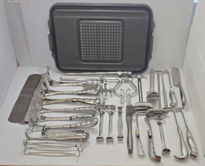 30-pieces Aesculap ,Codman ,Jarit ,Sklar Abdominal retractor Set w-Sterile case