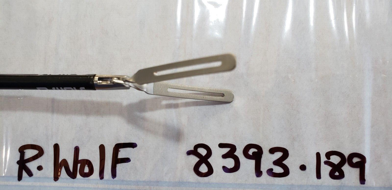 Richard Wolf 8393.189 Laparoscopic Grasping Forceps Fenestrated Jaws 5mmx36cm