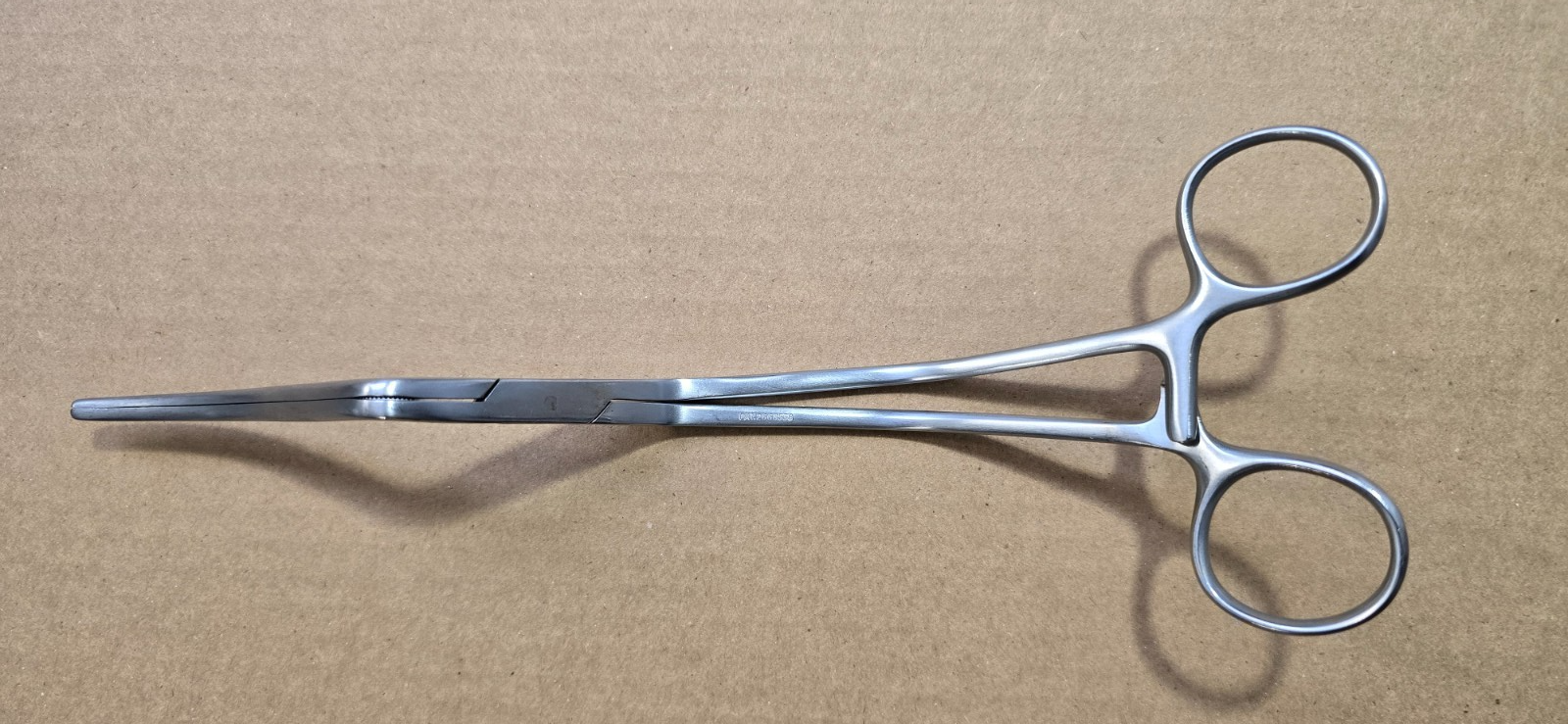 Pilling Surgical Debakey Aorta Clamp 9.5" Curved Shanks Angled Jaws