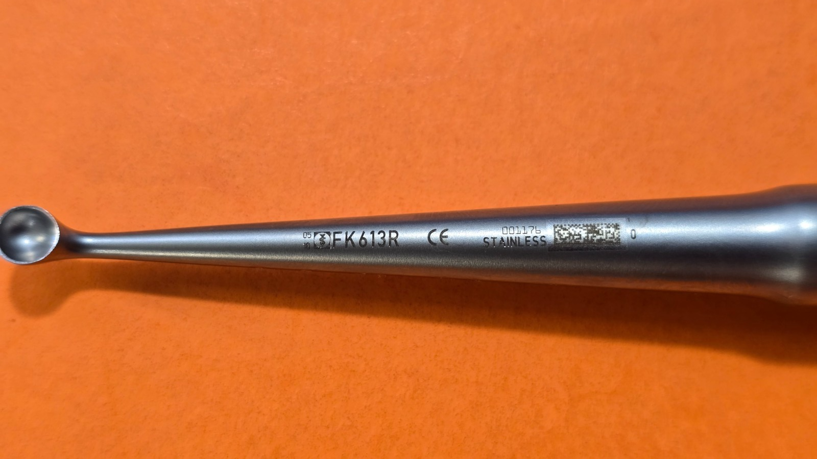 Aesculap FK613R Neuro Orthopedic Curette Size 0 Round Cup