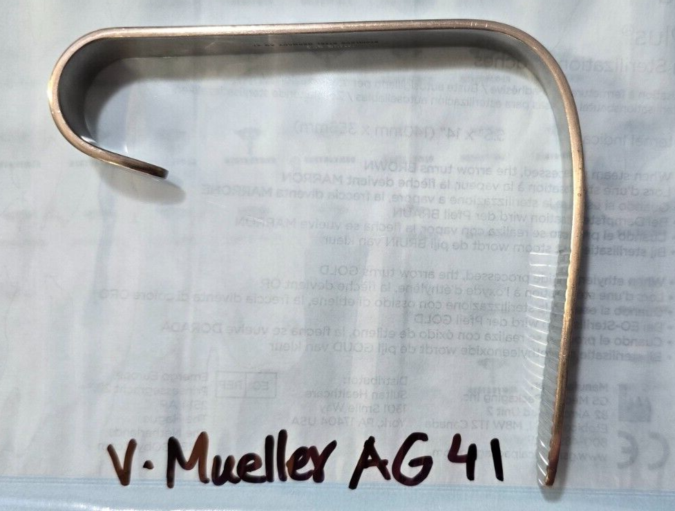 V. Mueller Tongue Depressor Surgical Dental Instruments