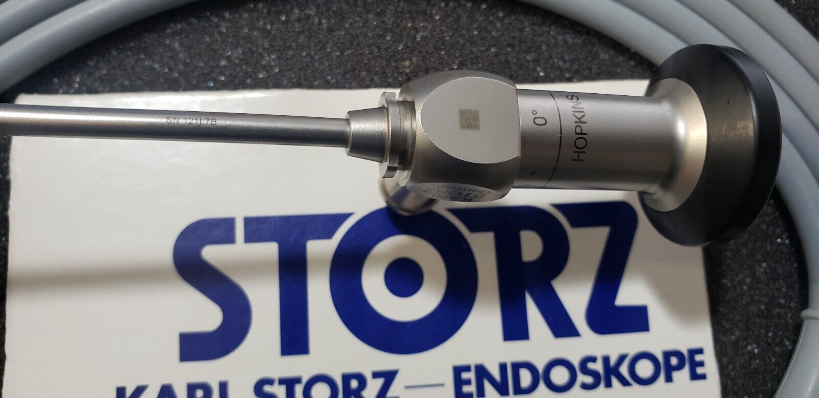 Karl Storz 7230AA Arthroscope 4mm x 0 Degree 18cm & 495ND Fiber Optic Cable