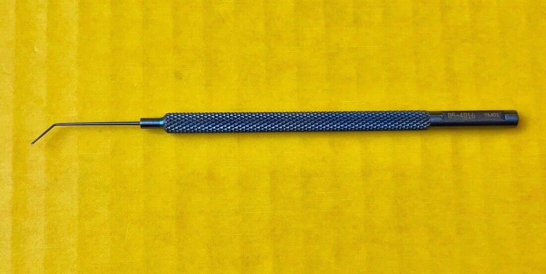 Rhein Surgical Bechert Nucleus Rotator w/Blunt Forked Tip, Angled REF: 05-4016