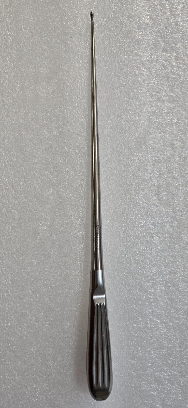 Ruggles RN1251 Surgical Neuro Spine Curette Size 2/0 Angle Down 12"