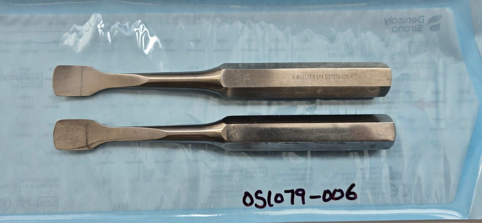 V.Mueller Surgical Orthopedic Key Periosteal Elevator 3/4" Tip