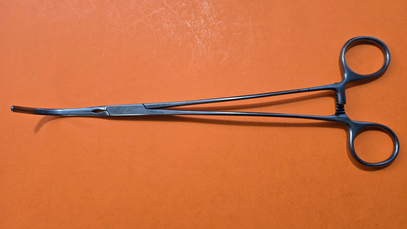 Jarit 320-270 Surgical Debakey Vascular Clamp 9.5"  Curved jaws