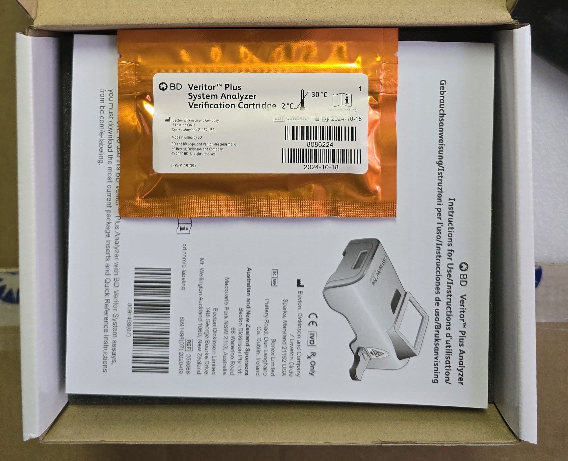 BD Veritor Plus Analyzer REF: 256066