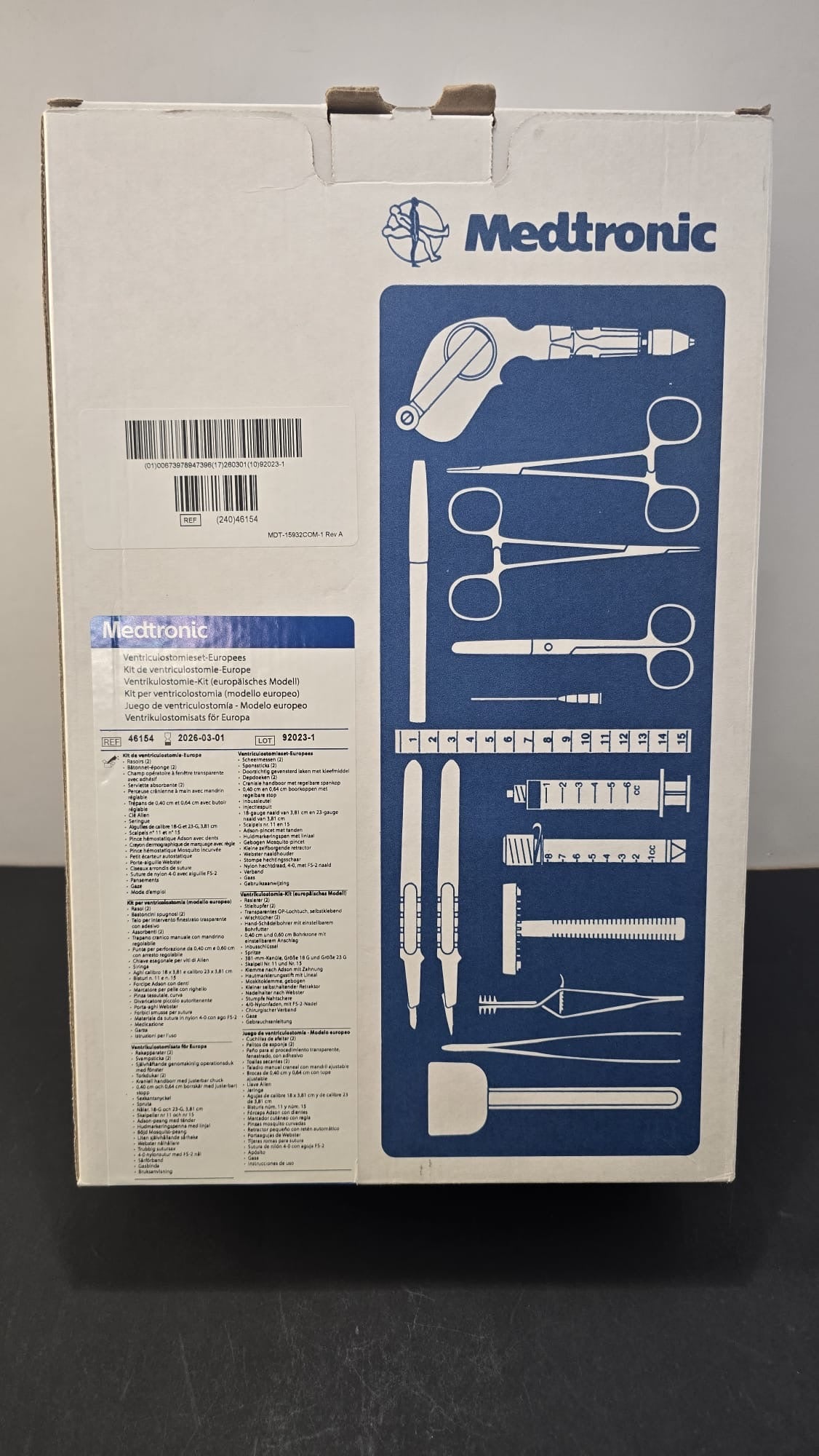 Medtronic Ventriculostomieset Kit REF: 46154
