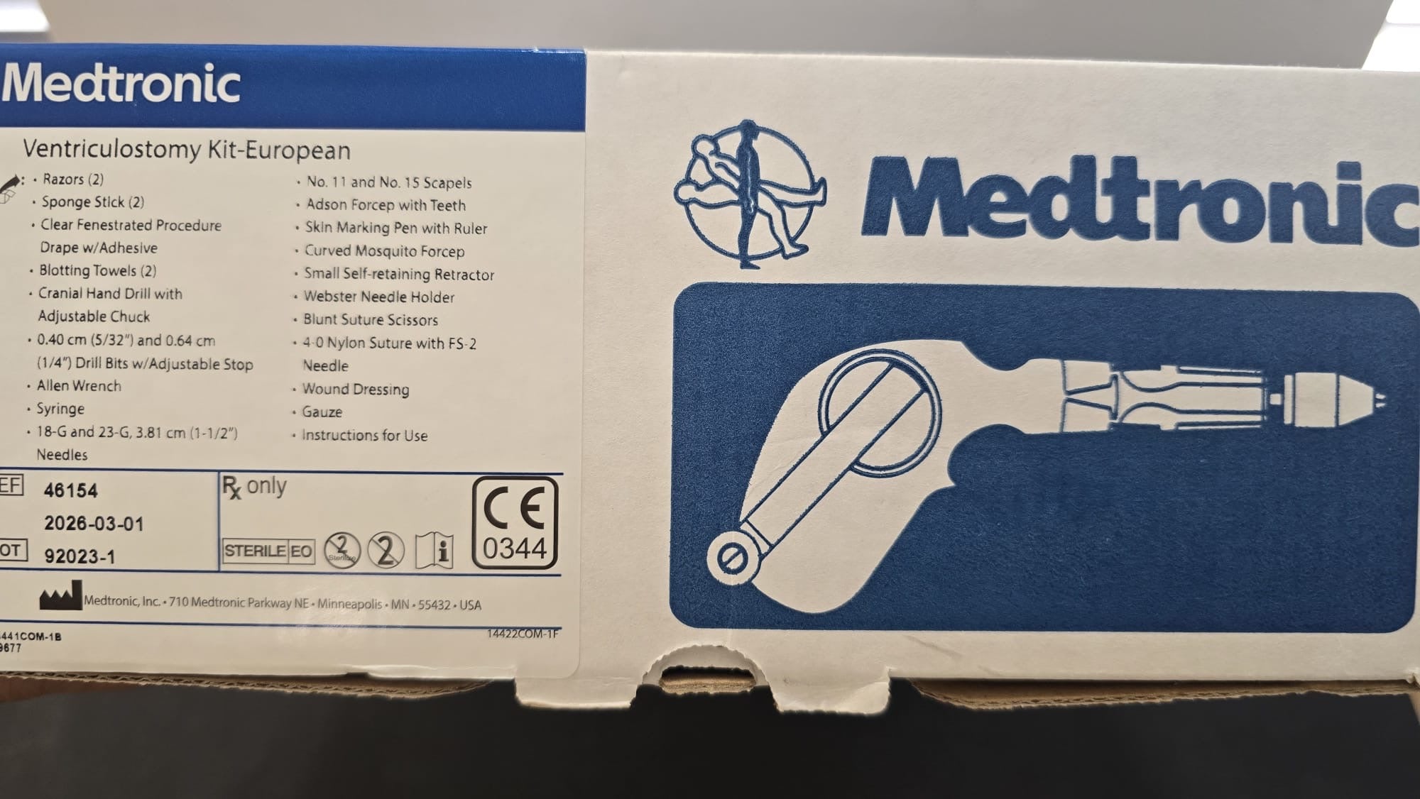 Medtronic Ventriculostomieset Kit REF: 46154